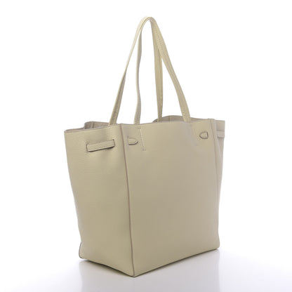 Celine Soft Grained Calfskin Small Belt Cabas Phantom Chalk 3 of 10