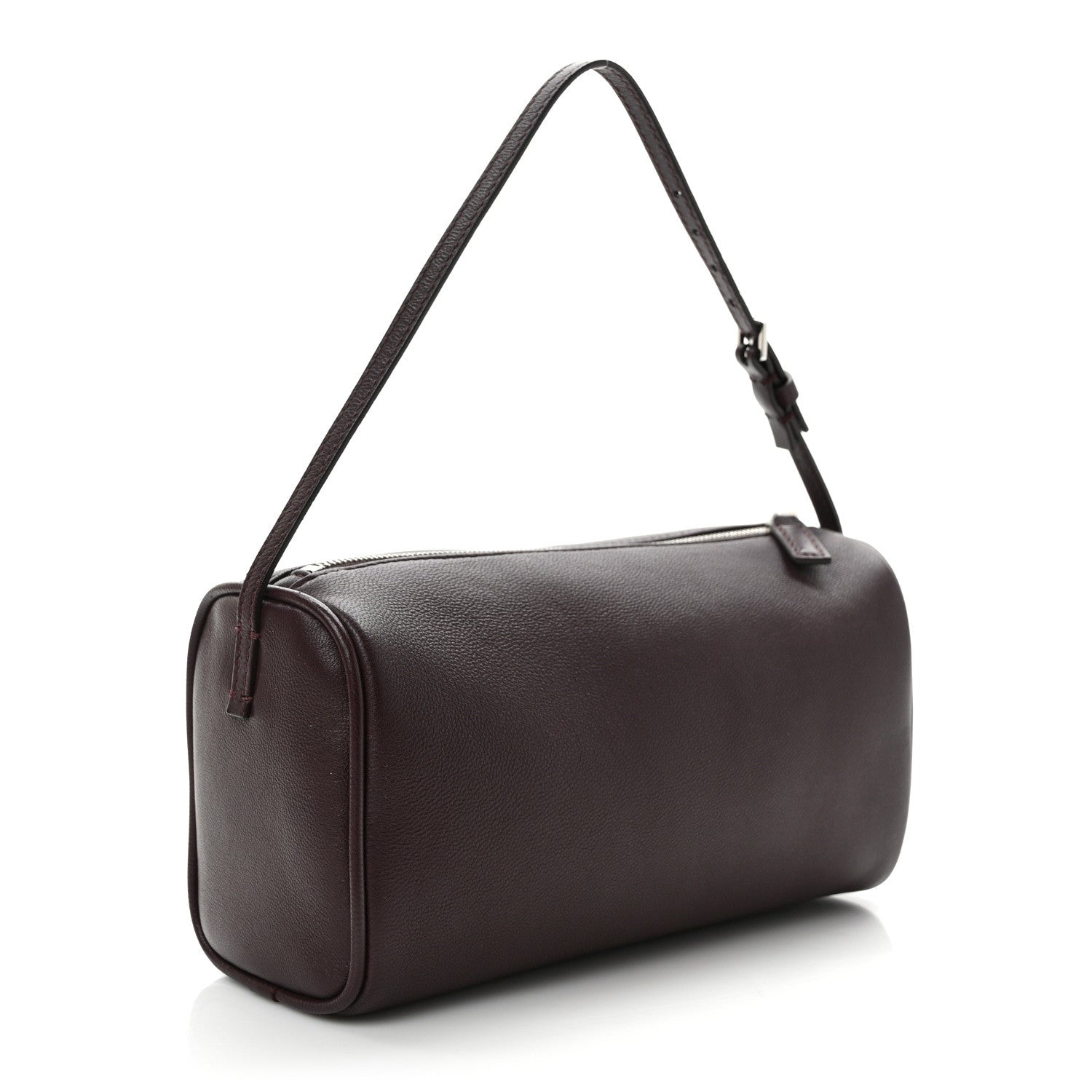 The Row Calfskin 90's Bag Eggplant 3 of 8