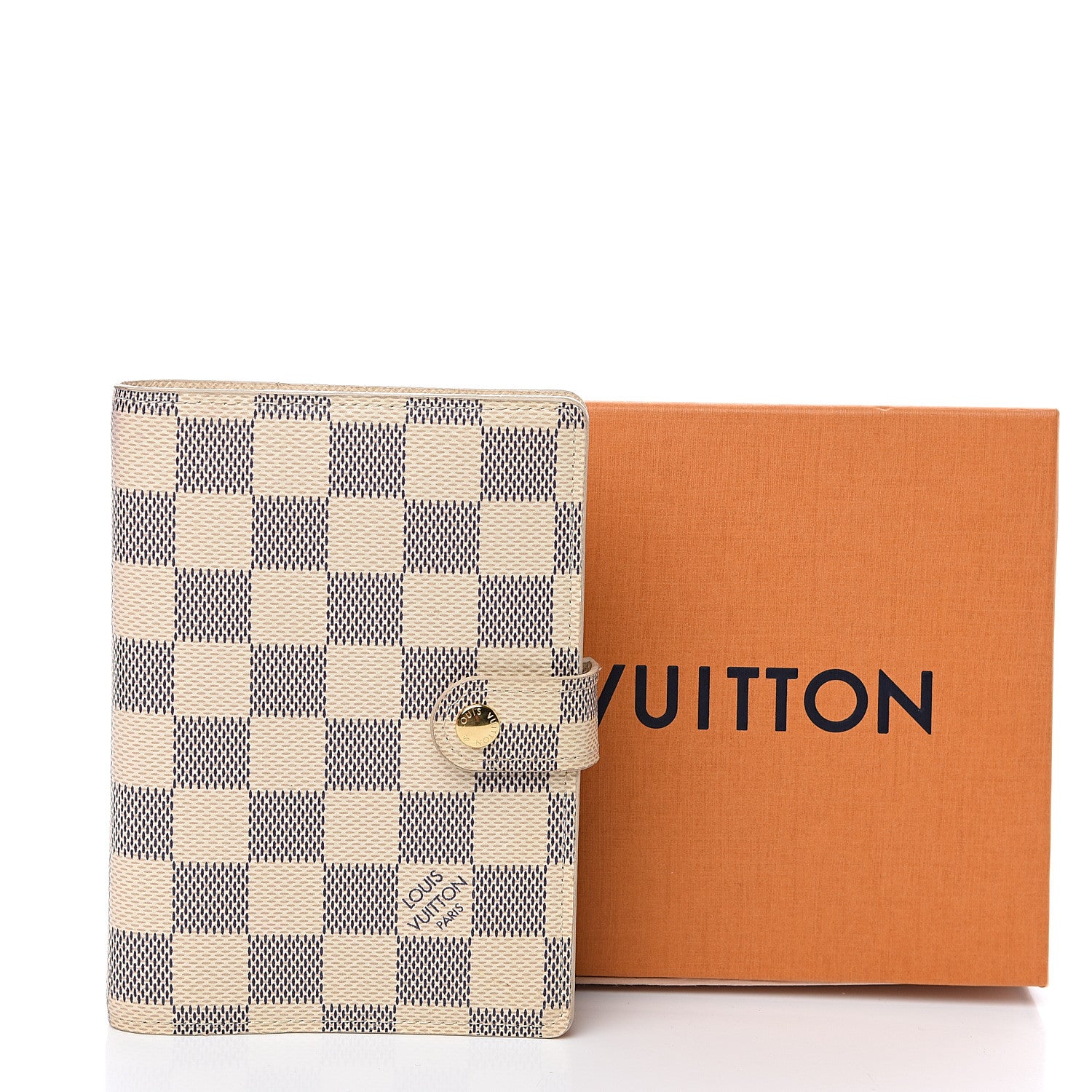 Louis Vuitton Damier Azur Small Ring Agenda Cover 7 of 7