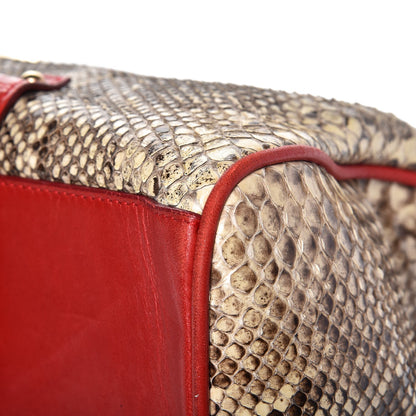 Dolce & Gabbana Python Crocodile Tote Naturale Rosso 14 of 16