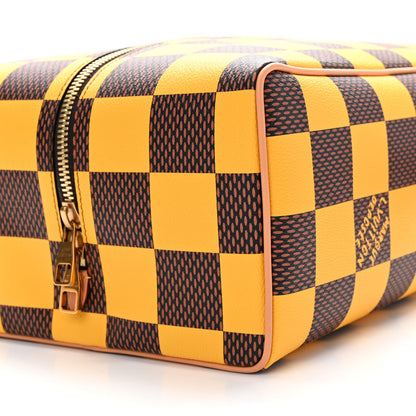Louis Vuitton Damier Pop Shoes Bag Yellow 9 of 9