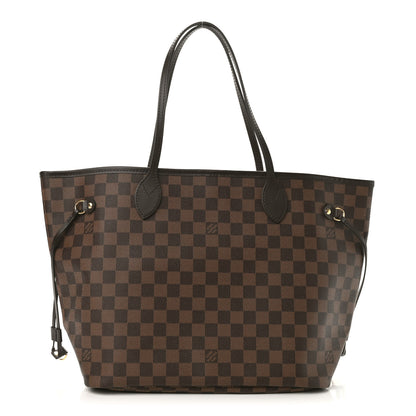 Louis Vuitton Damier Ebene Neo Neverfull MM Rose Ballerine 3 of 10