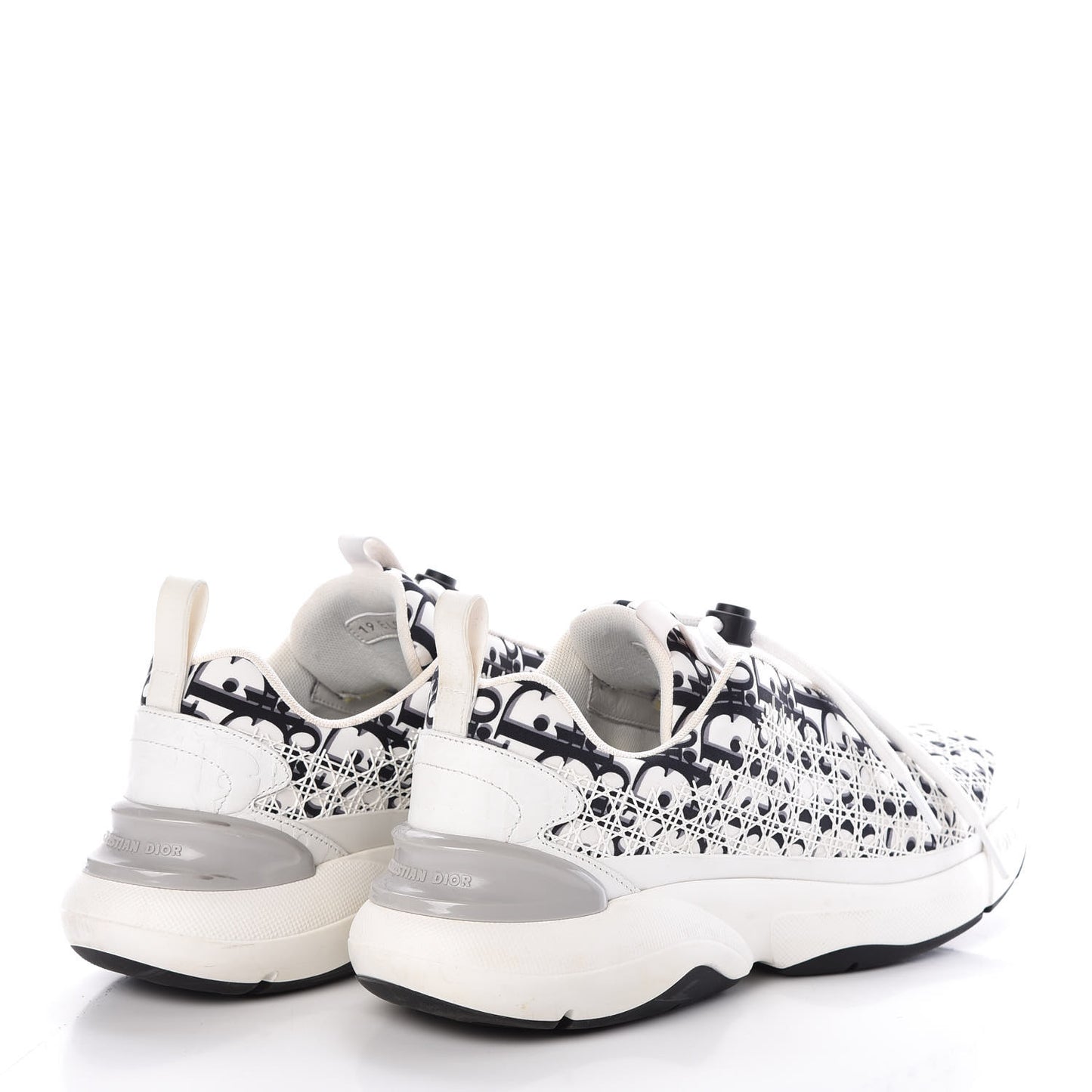 Oblique Cannage B24 Low Top Sneakers 42 White Black