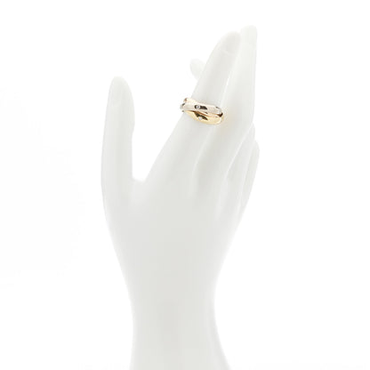 Cartier 18K Pink Yellow White Gold Diamond Trinity Ring 50 5.25 3 of 13