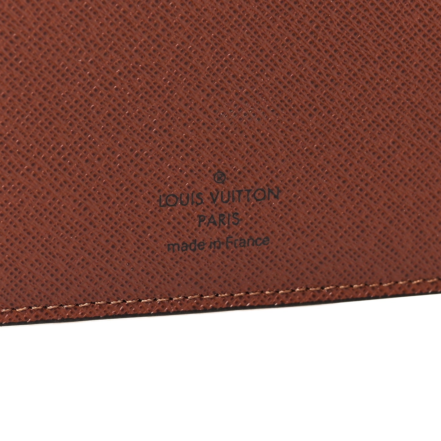 Monogram Desk Agenda Cover