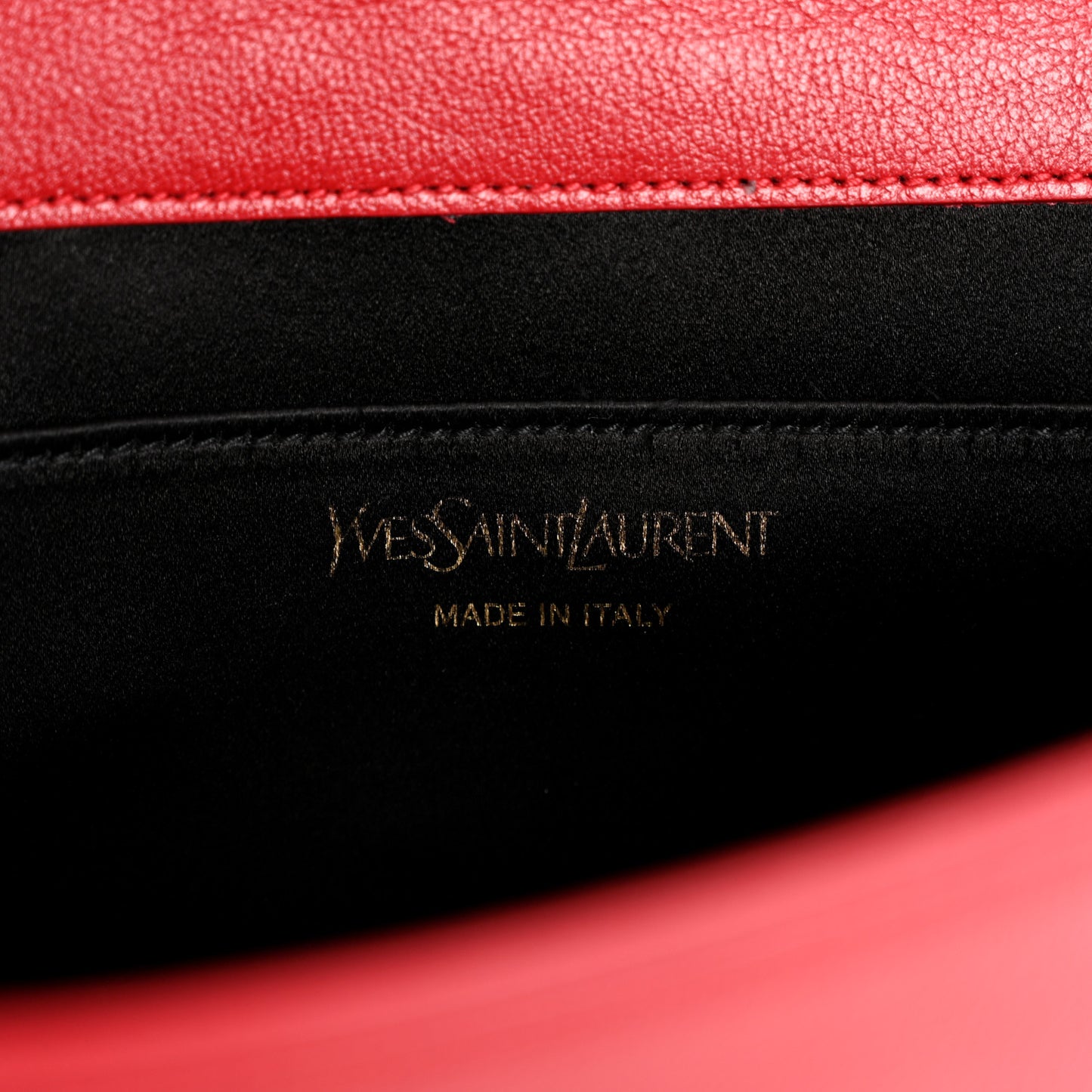 Calfskin Monogram Large Belle De Jour Clutch Red