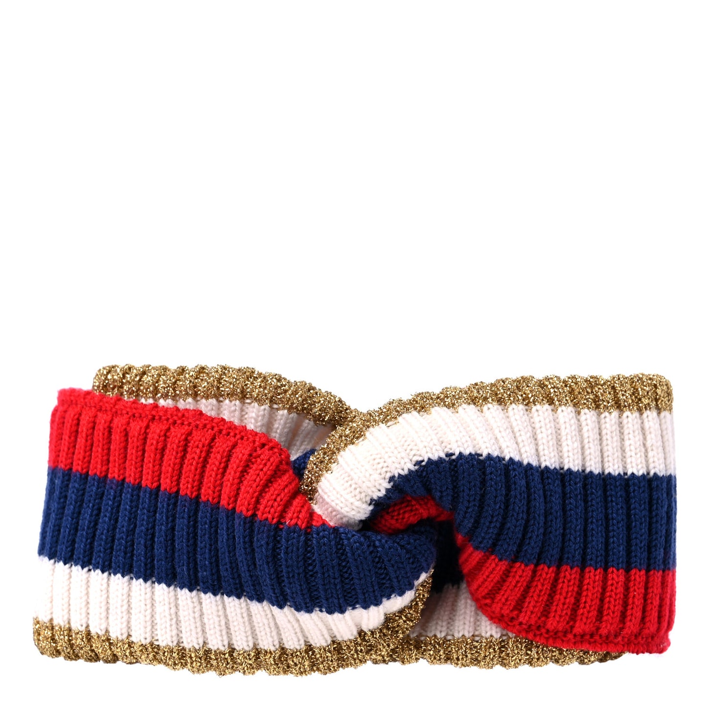 Wool Indilus Headband M Ivory Red