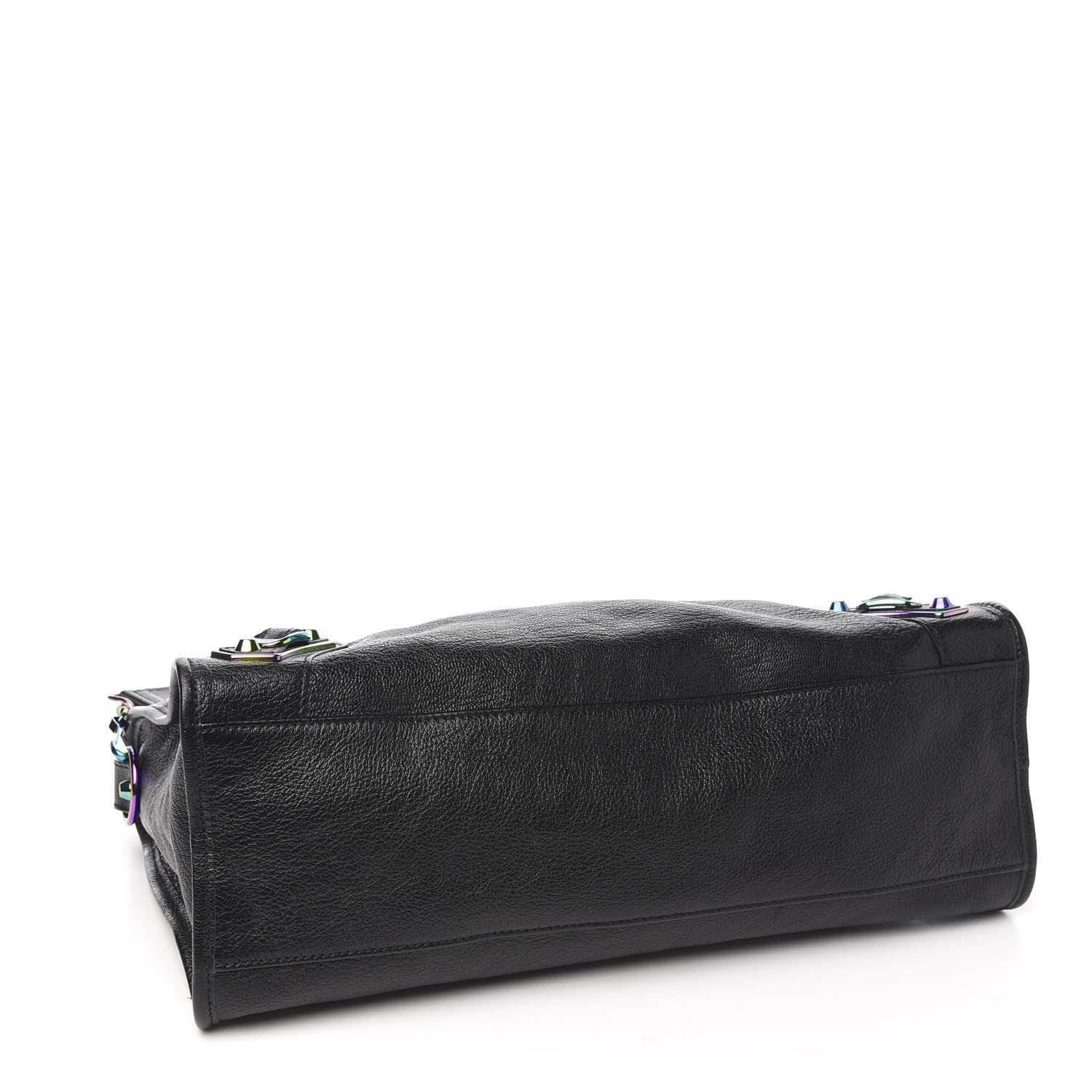 Balenciaga Chevre Iridescent Metallic Edge Hardware City Black 3 of 9
