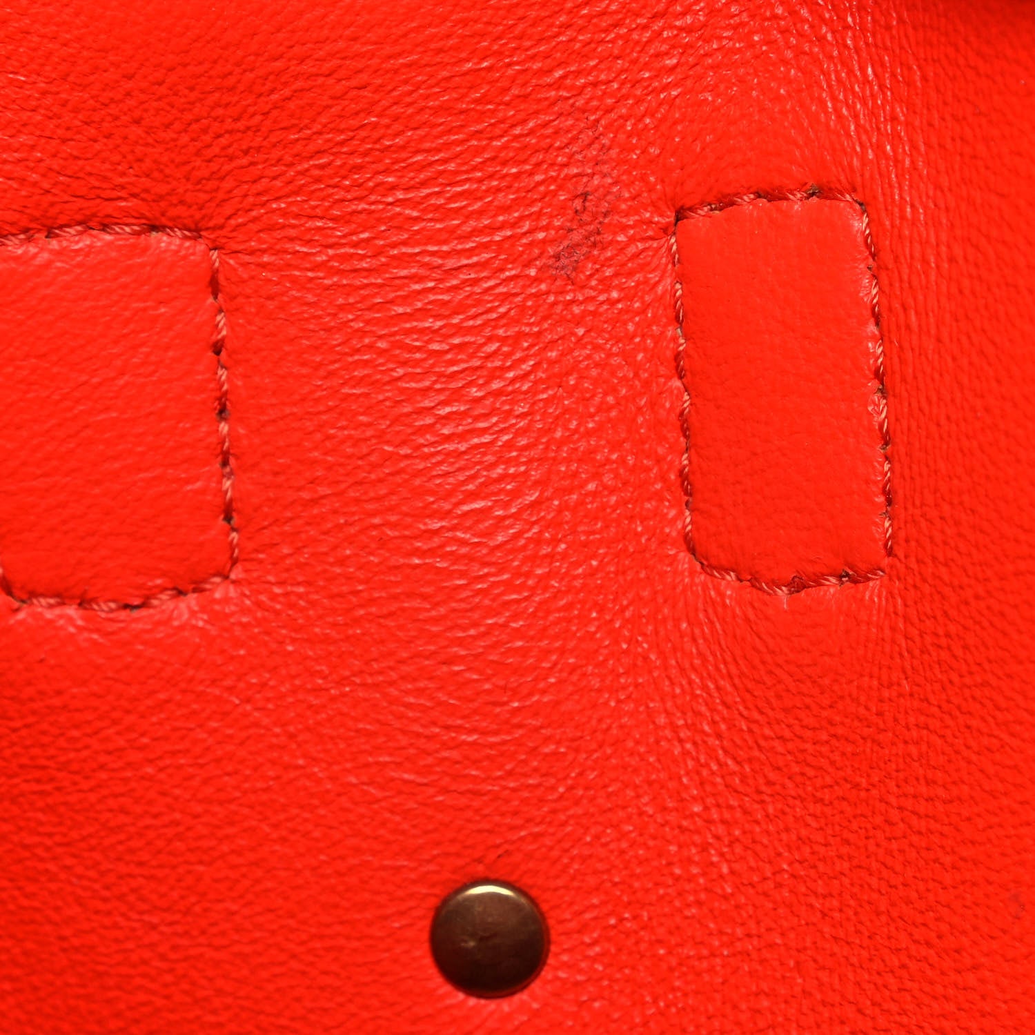Celine Smooth Calfskin Mini Luggage Orange 16 of 26
