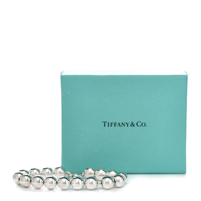 Tiffany Sterling Silver 10mm HardWear Ball Bracelet 5 of 5