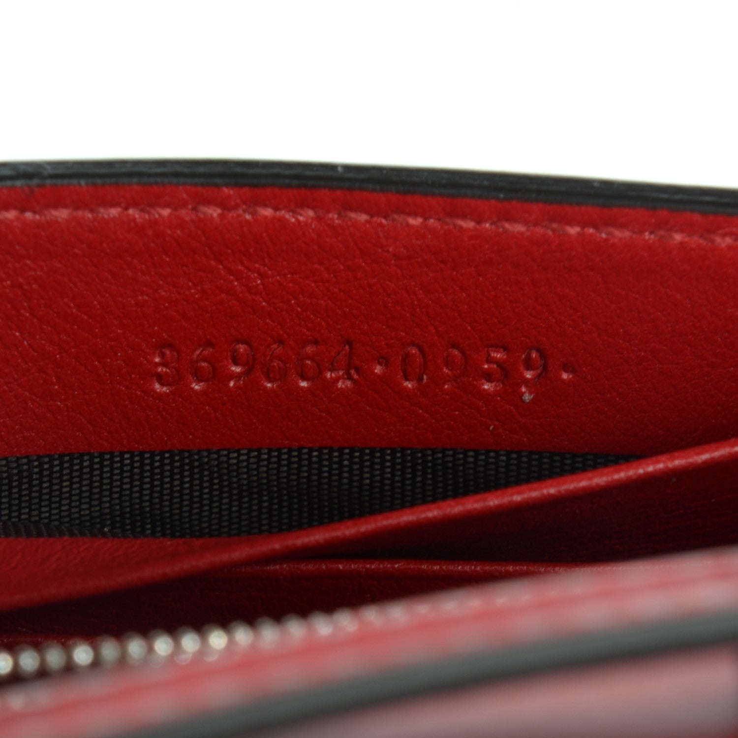 Gucci Shade Lux Calfskin Icon Wallet Hibiscus Red 7 of 7