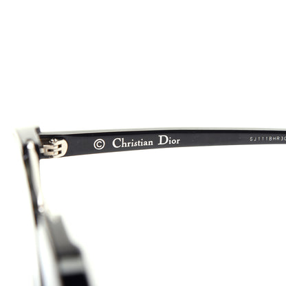 Christian Dior Abstract Square Mirrored Sunglasses Black 5 of 7