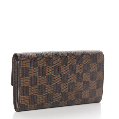 Louis Vuitton Damier Ebene Sarah Wallet 2 of 5