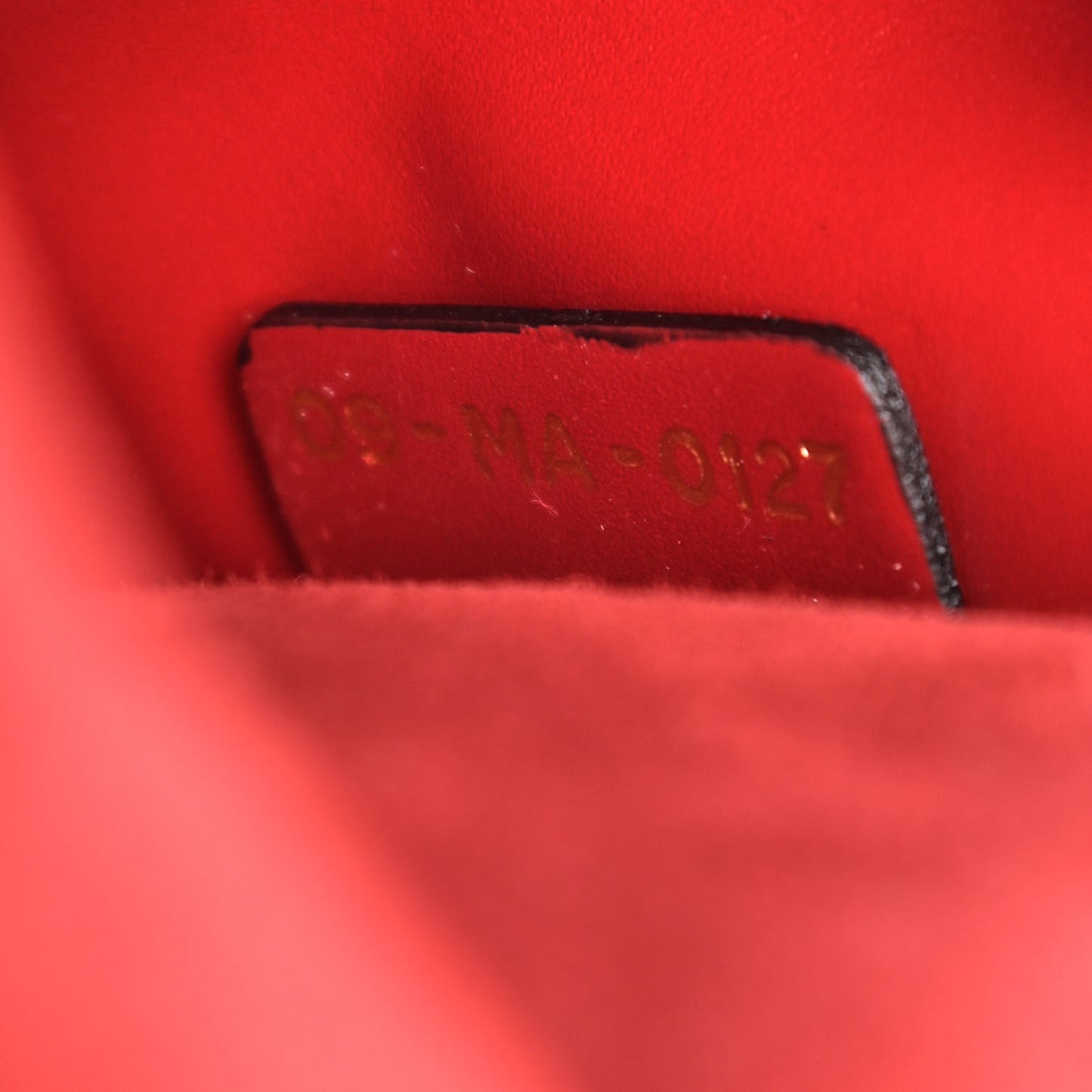 Calfskin J'Adior Chain Flap Bag Red
