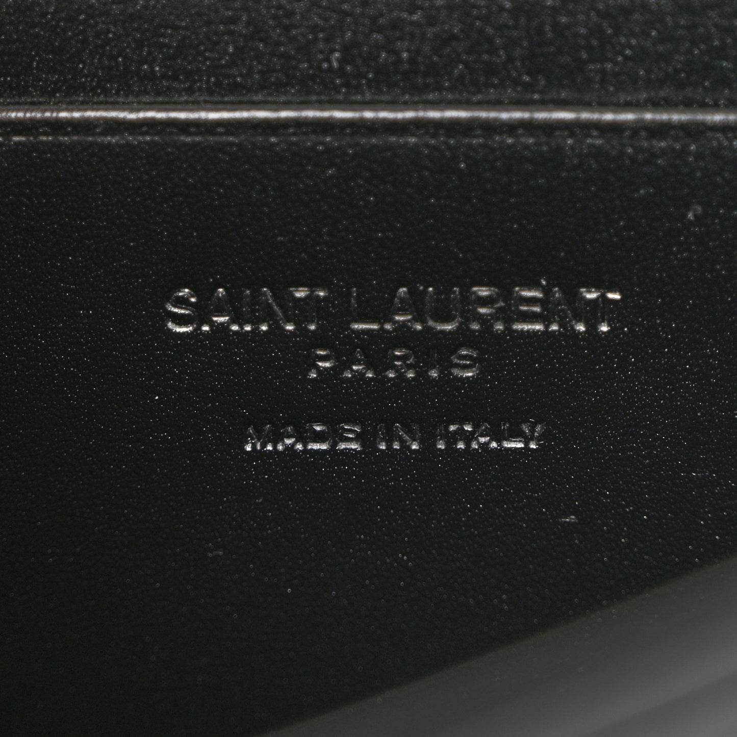 Smooth Calfskin Monogram Crossbody Bag Black
