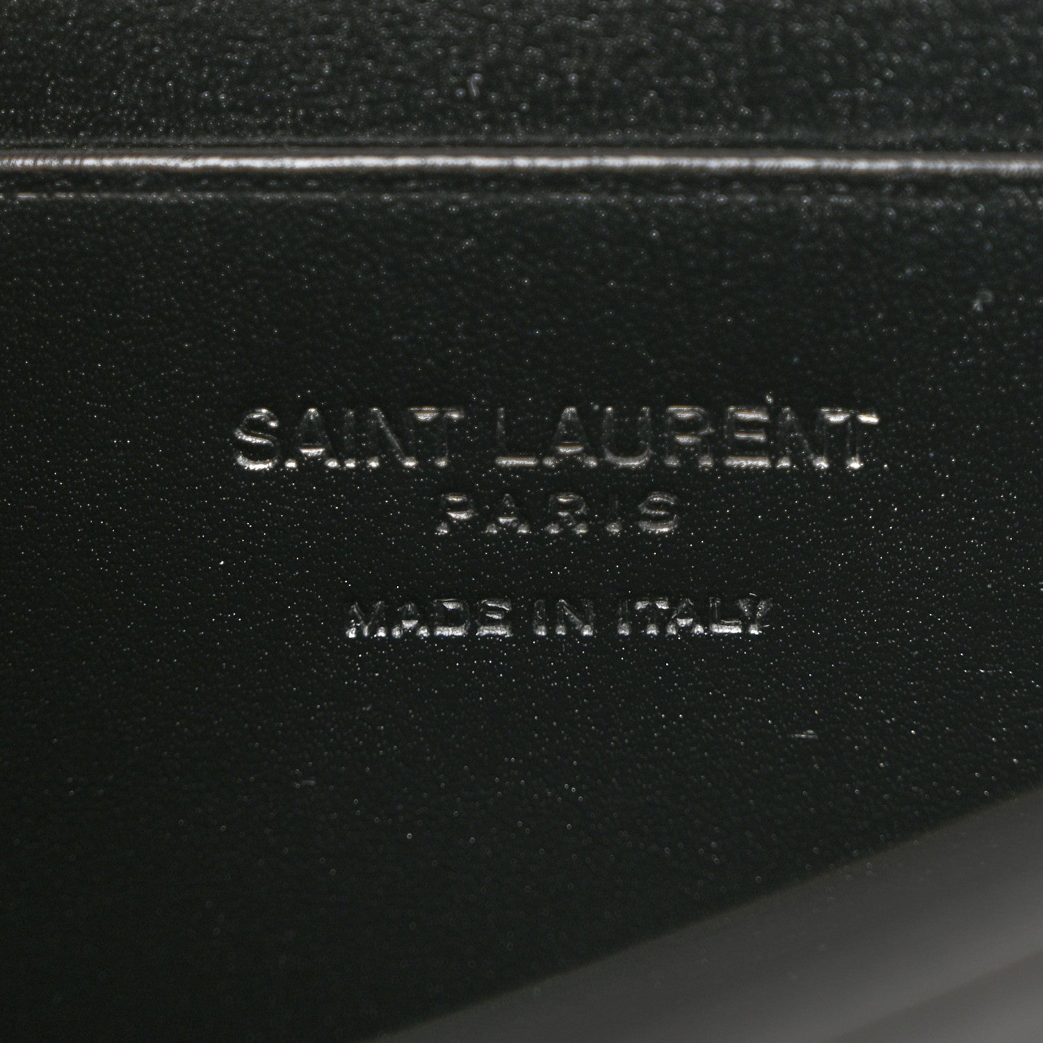 Saint Laurent Smooth Calfskin Monogram Crossbody Bag Black 6 of 9