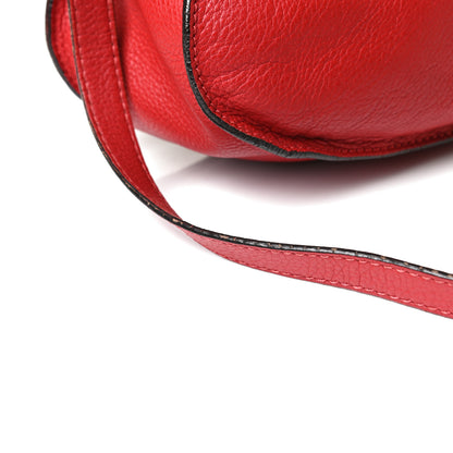 Chloe Calfskin Medium Marcie Satchel Peony Red 17 of 25