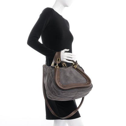 Chloe Suede Calfskin Medium Paraty Rock 2 of 8