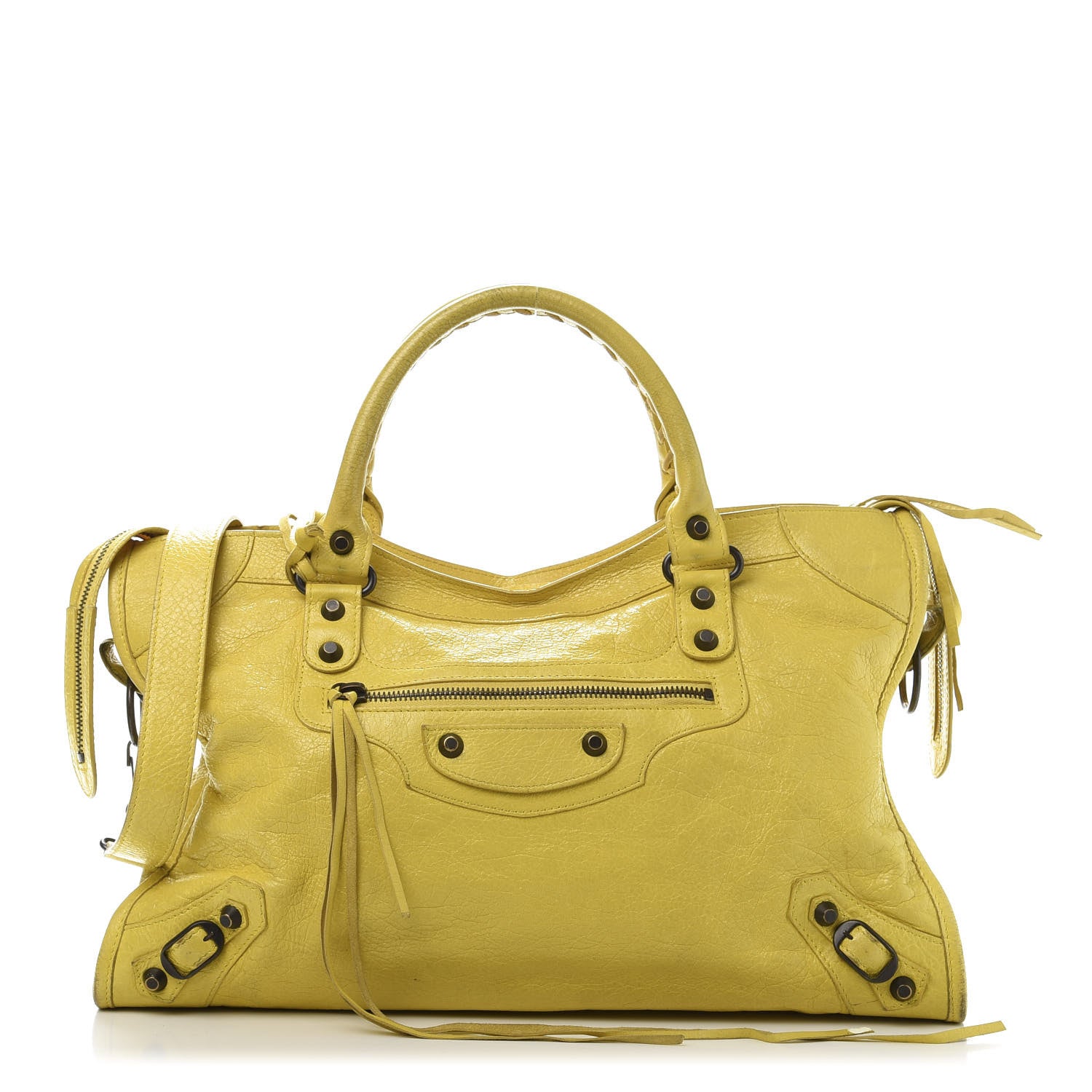 Balenciaga Agneau Classic Hardware City Curry 2 of 20