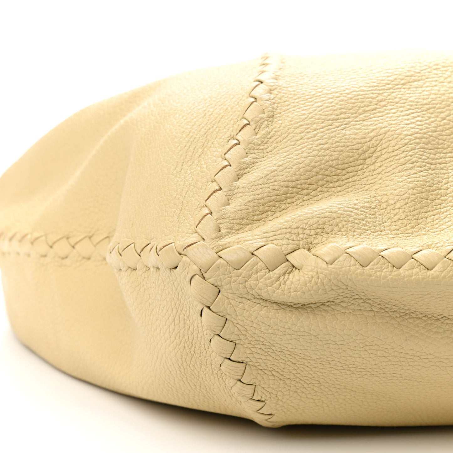 Cervo Deerskin Large Hobo Light Yellow