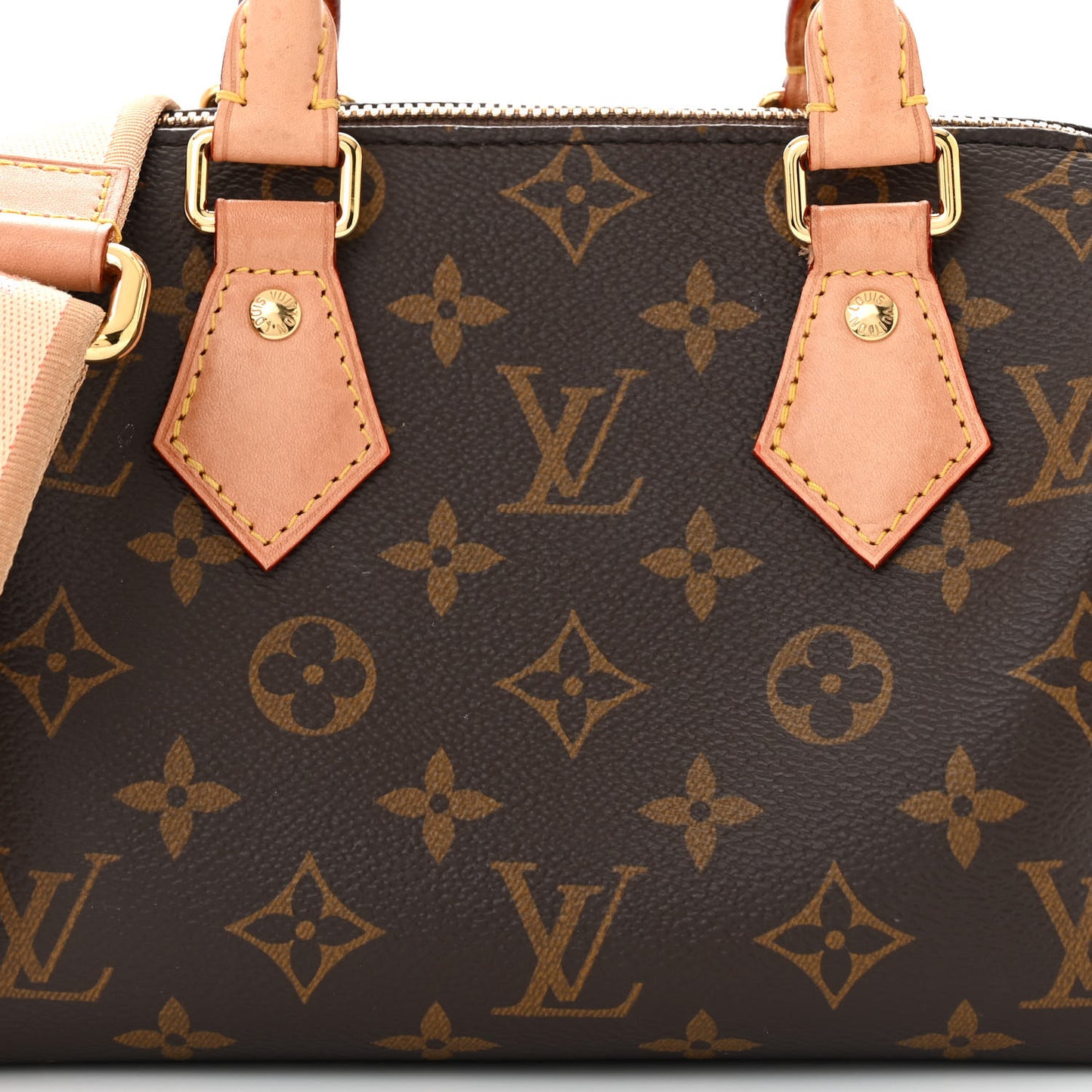 Monogram Speedy Bandouliere 20 Pink Orange