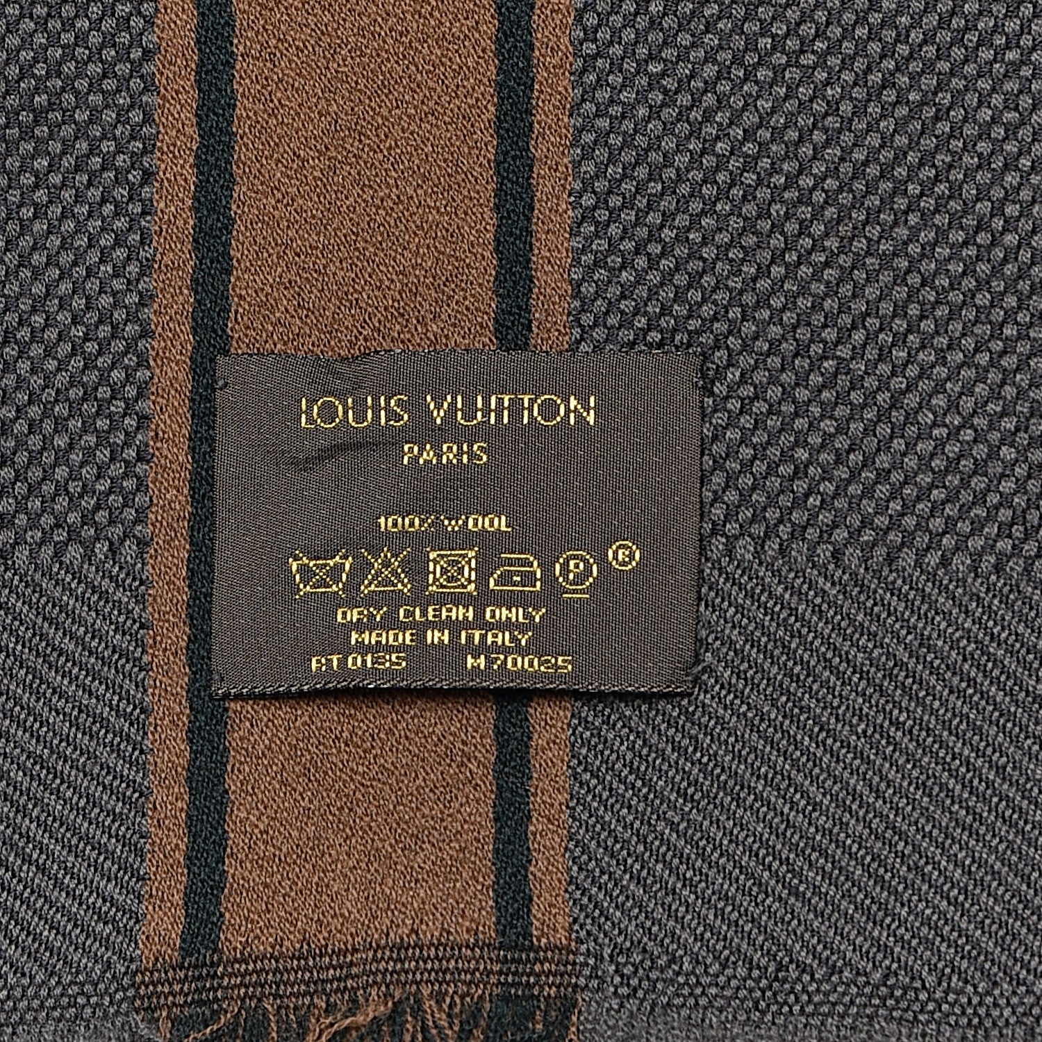 Louis Vuitton Wool Logo Scarf 4 of 5