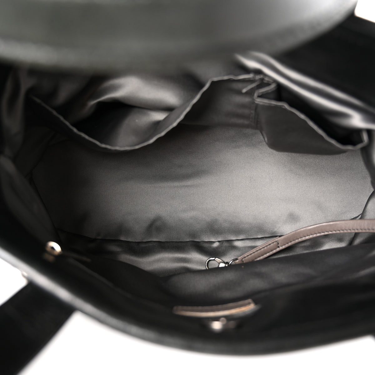 Lambskin Quilted Tote Black