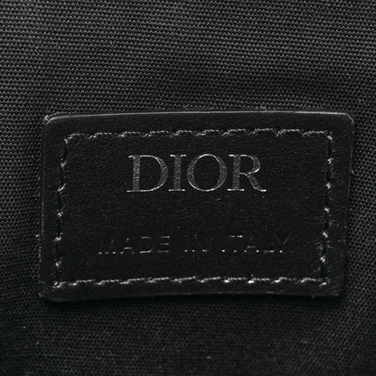 Christian Dior Coated Canvas CD Diamond Printed Mens Mini Saddle Bag Black 6 of 13