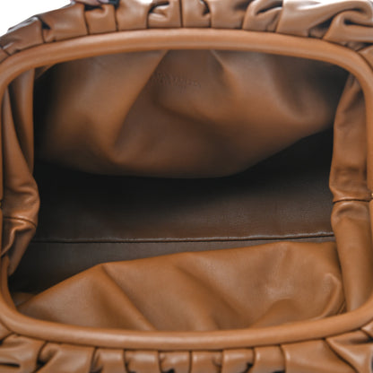 Bottega Veneta Smooth Butter Calf The Pouch Oversized Clutch Camello 5 of 8