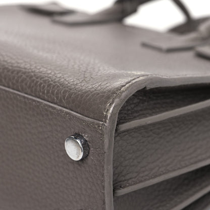 Saint Laurent Grained Calfskin Nano Sac De Jour Fog 9 of 17