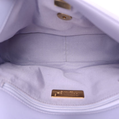 Chanel Lambskin Quilted Medium Chanel 19 Flap Light Purple 5 of 10