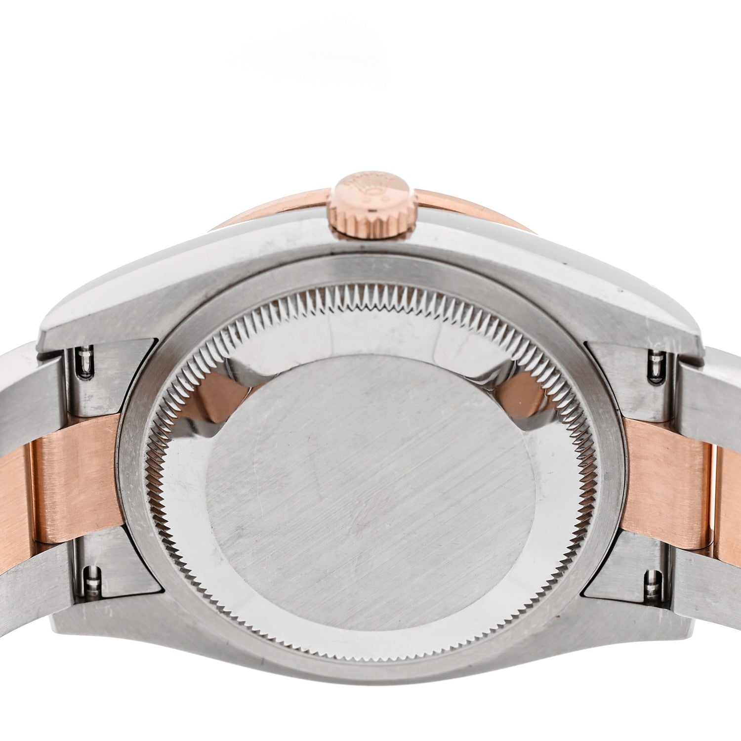 Rolex Stainless Steel 18K Everose Gold Diamond 36mm Oyster Perpetual Datejust Watch Rhodium Roman 126281RBR 4 of 5