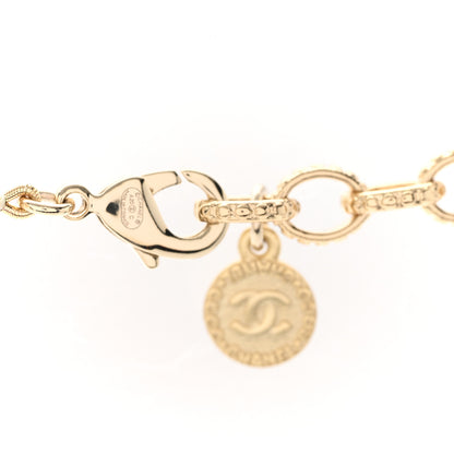 Chanel Pearl CC 100th Anniversary Necklace Light Gold 5 of 7
