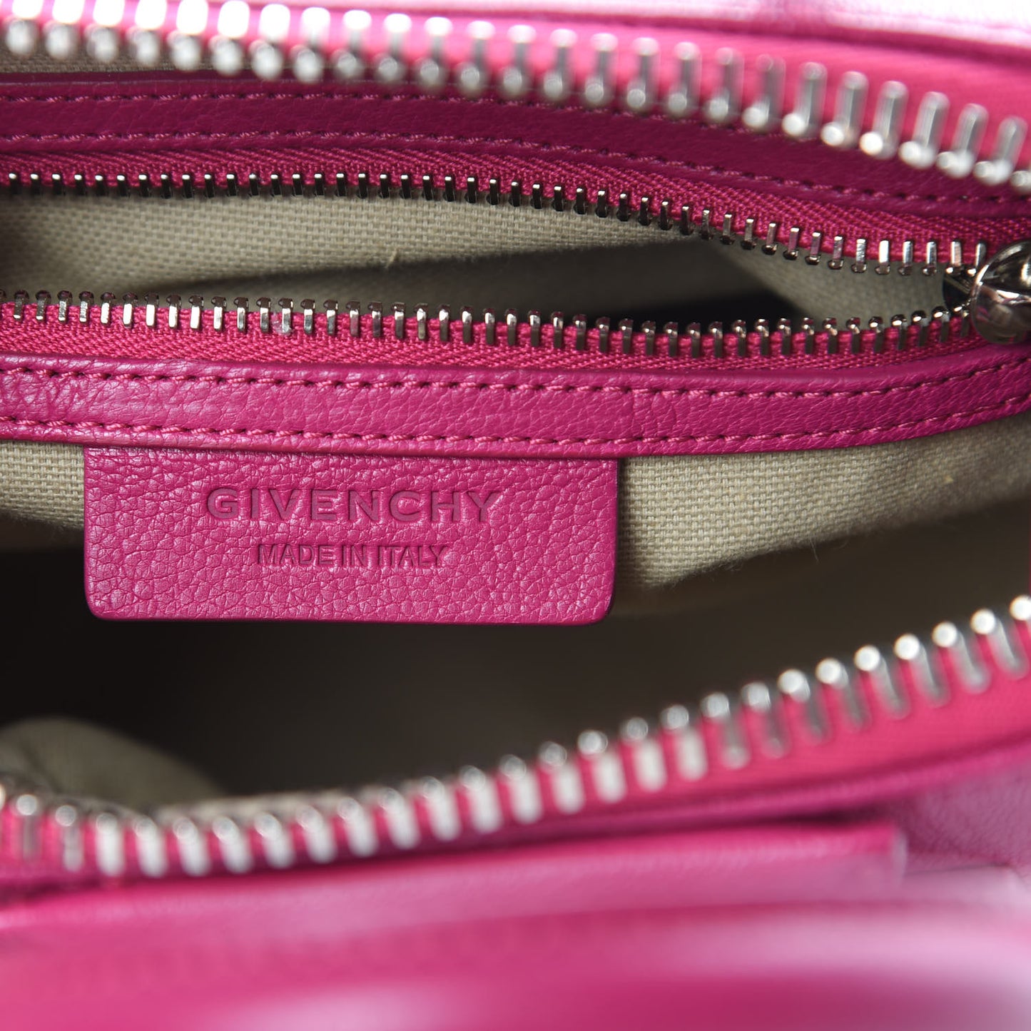 Sugar Goatskin Mini Antigona Magenta