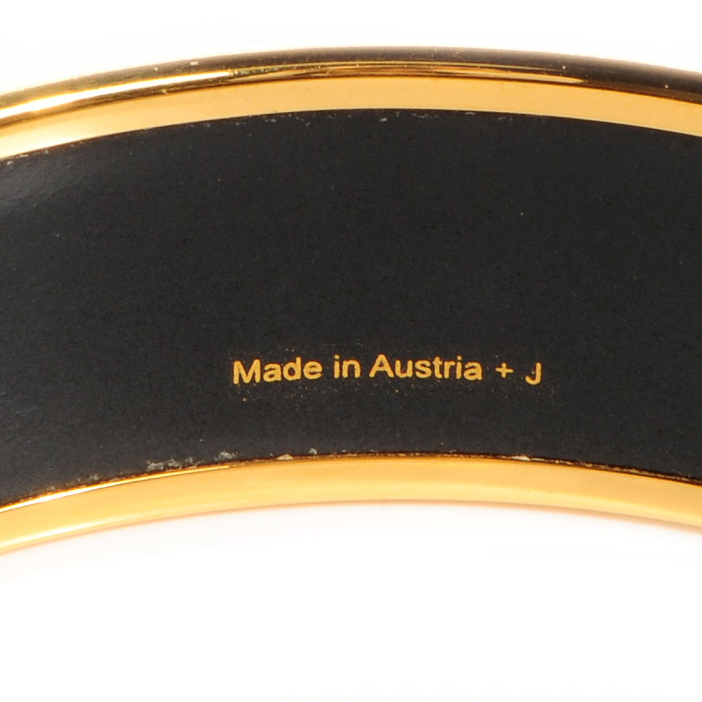 Enamel Printed Capitales Wide Bracelet 65