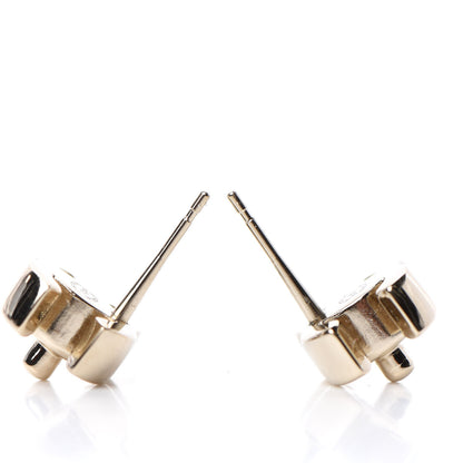 Chanel Metal CC Turnlock Earrings Gold 3 of 4