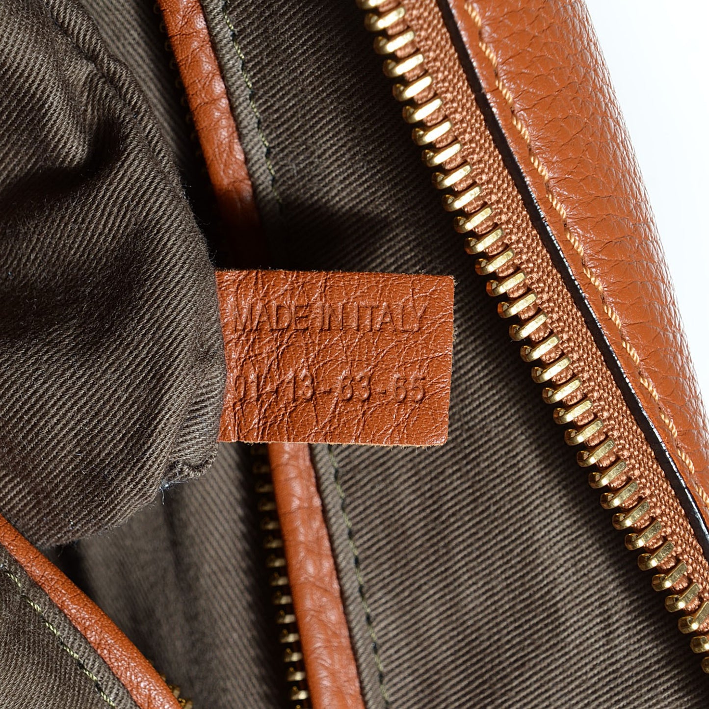 Calfskin Large Marcie Satchel Tan