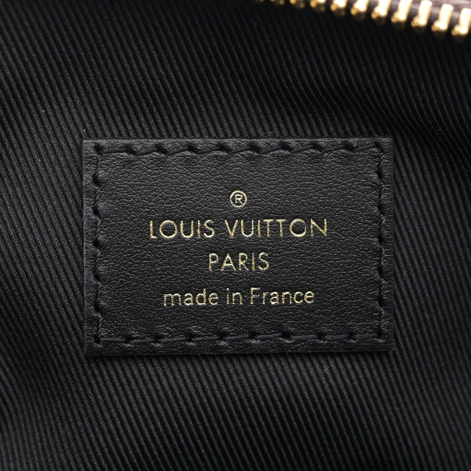 Louis Vuitton Damier Ebene Odeon Tote MM Black 6 of 9