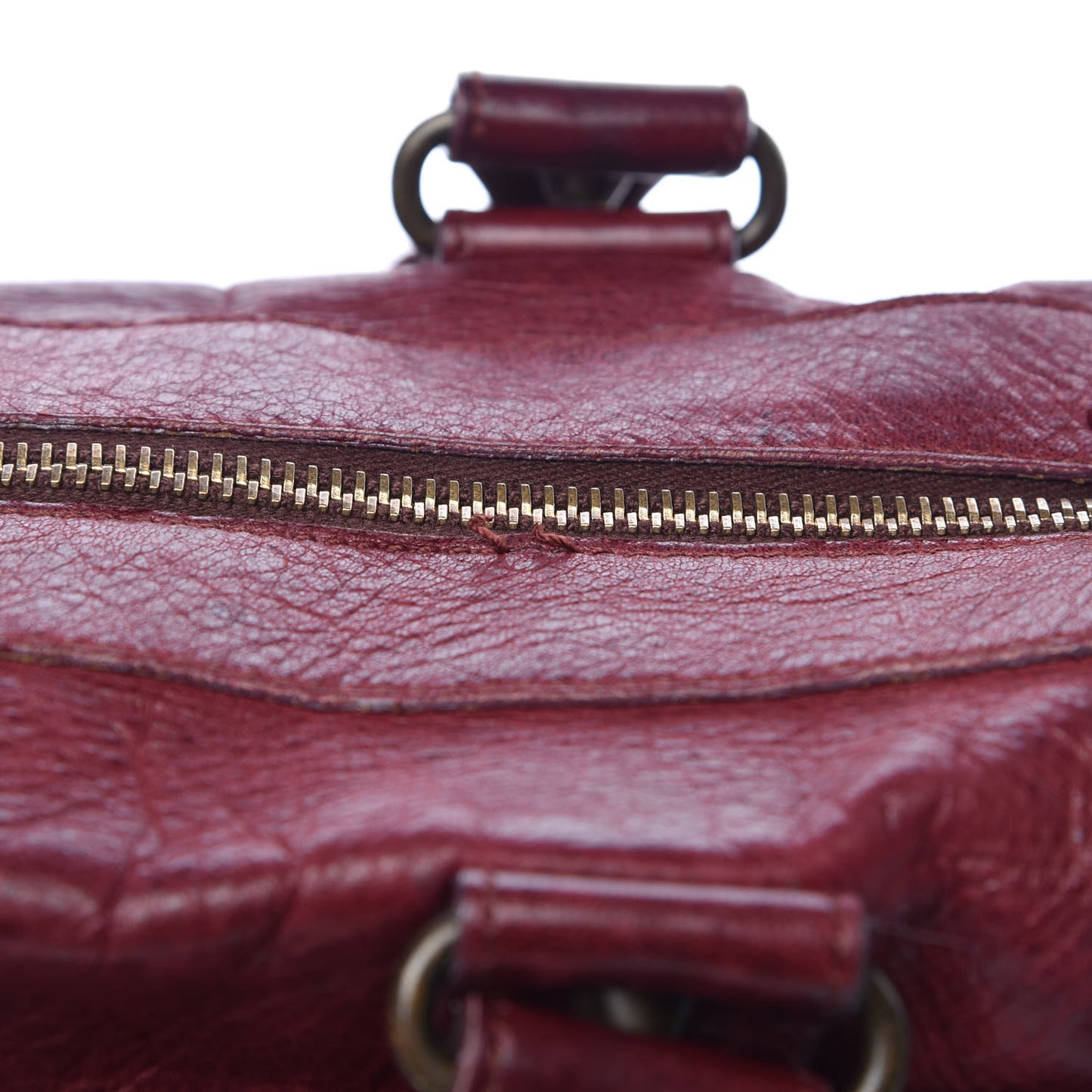 Chevre Classic Hardware Twiggy Rouge Grenat