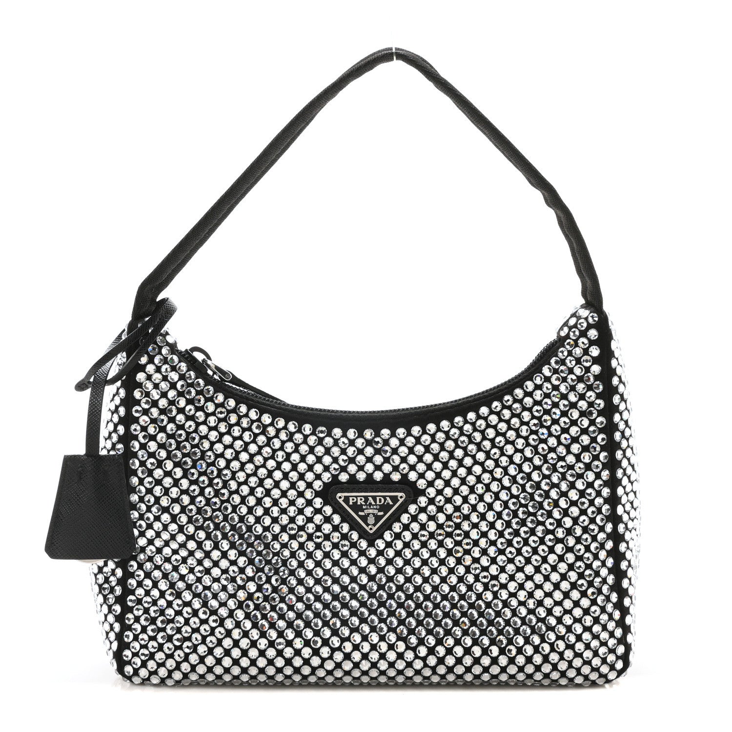 Prada Satin Crystal Mini Re-Edition 2000 Bag Cristal 1 of 11