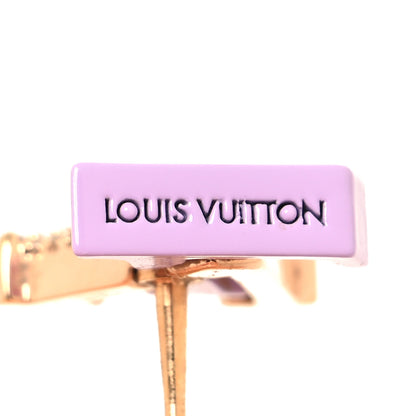 Louis Vuitton Crystal LV Iconic Sweety Earrings Lilac 4 of 5