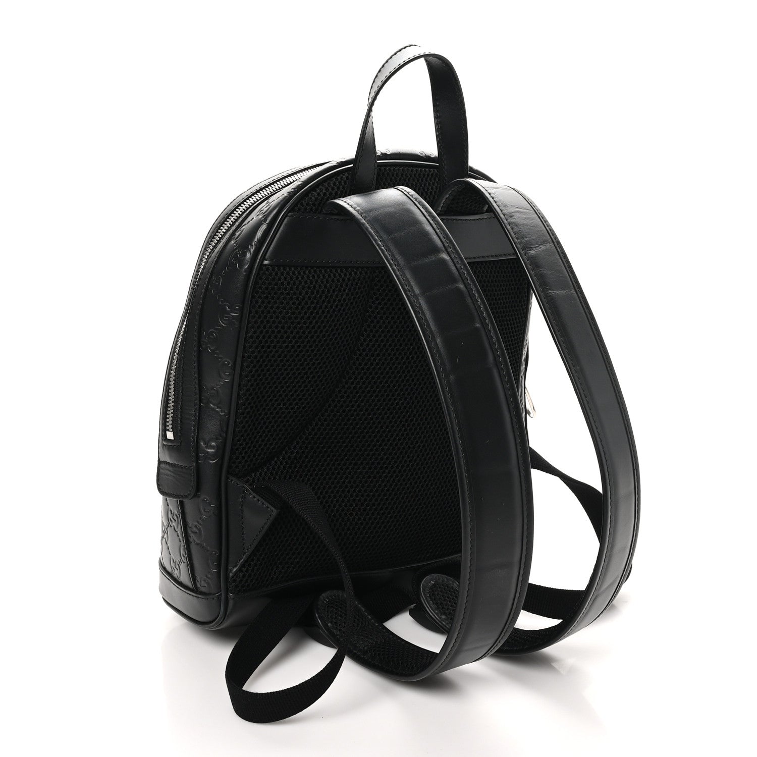 Gucci Guccissima Signature Small Day Backpack Black 3 of 10