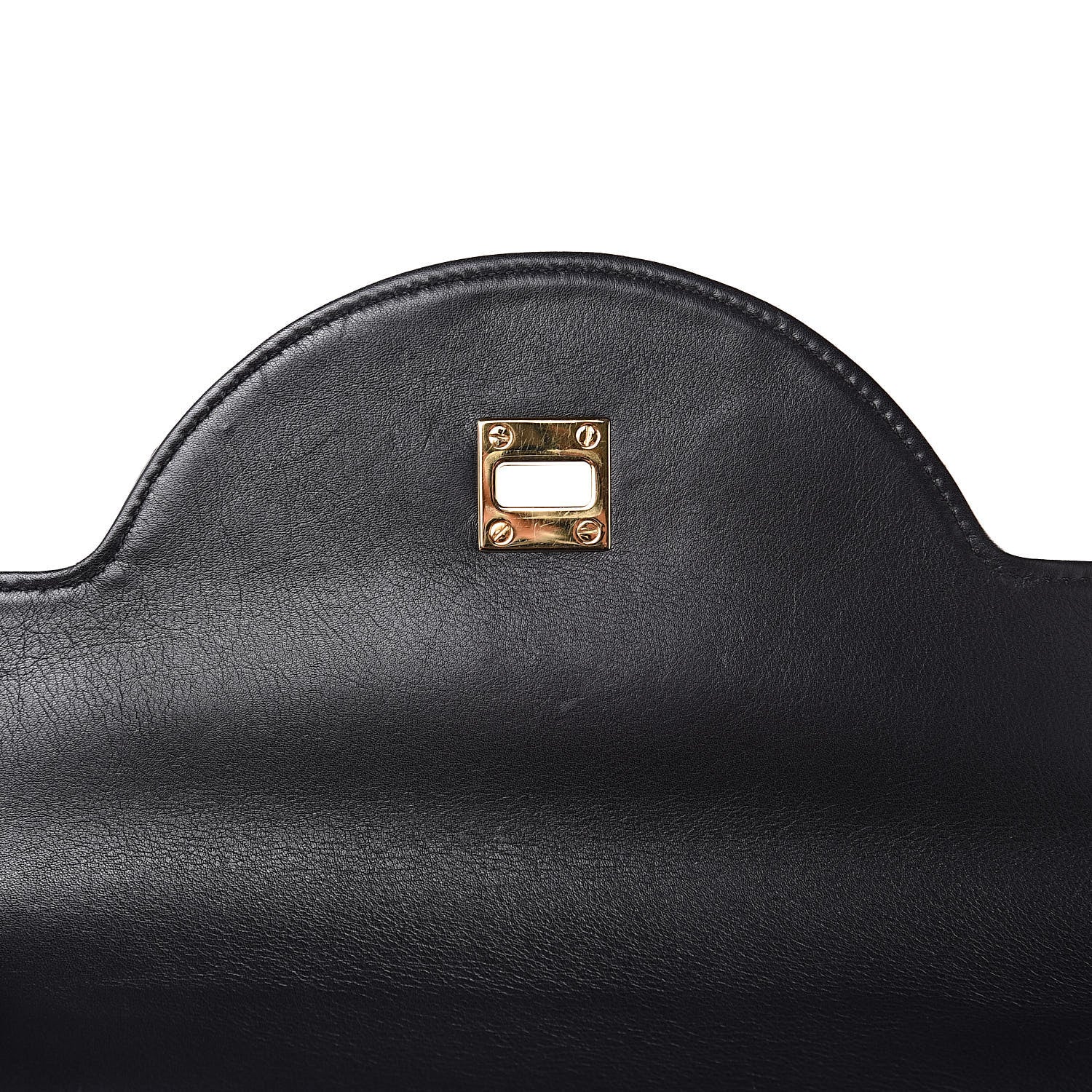 Versace Calfskin Signature Satchel Black 16 of 18