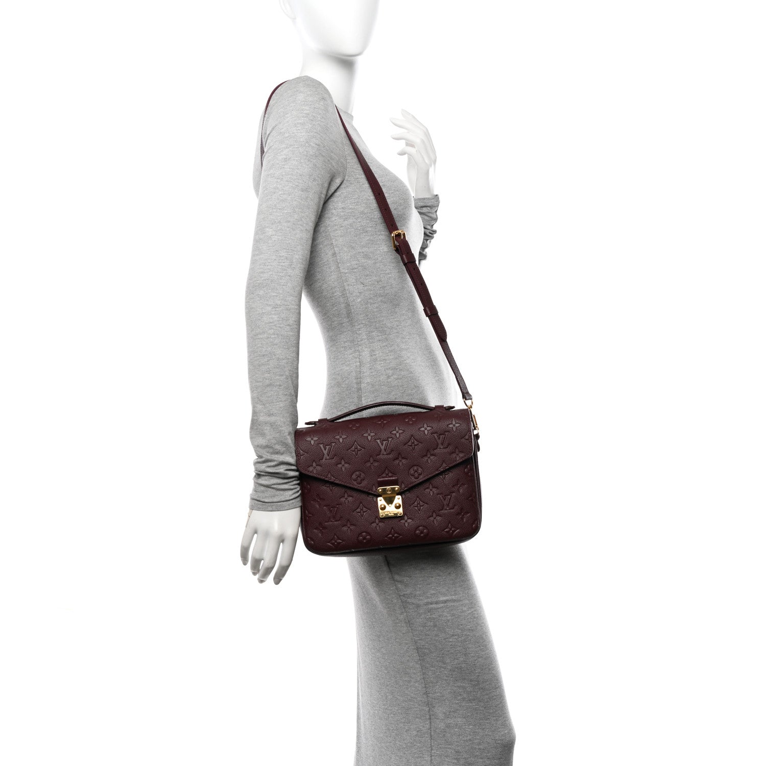 Louis Vuitton Empreinte Pochette Metis Wine 2 of 10