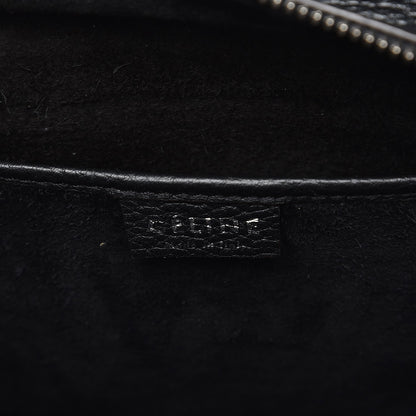 Celine Drummed Calfskin Nano Luggage Black 6 of 8