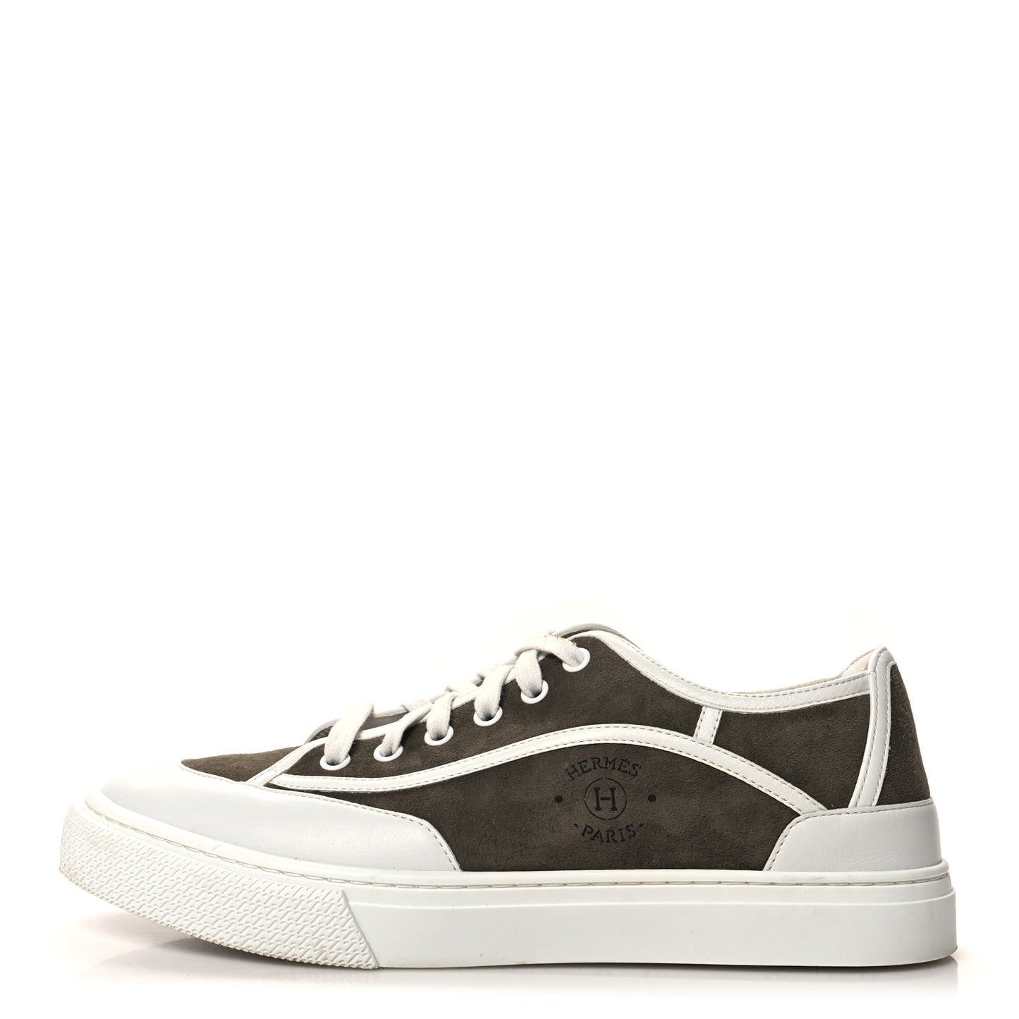 Suede Goatskin Calfskin Womens Get Sneakers 41 Vert Toundra White