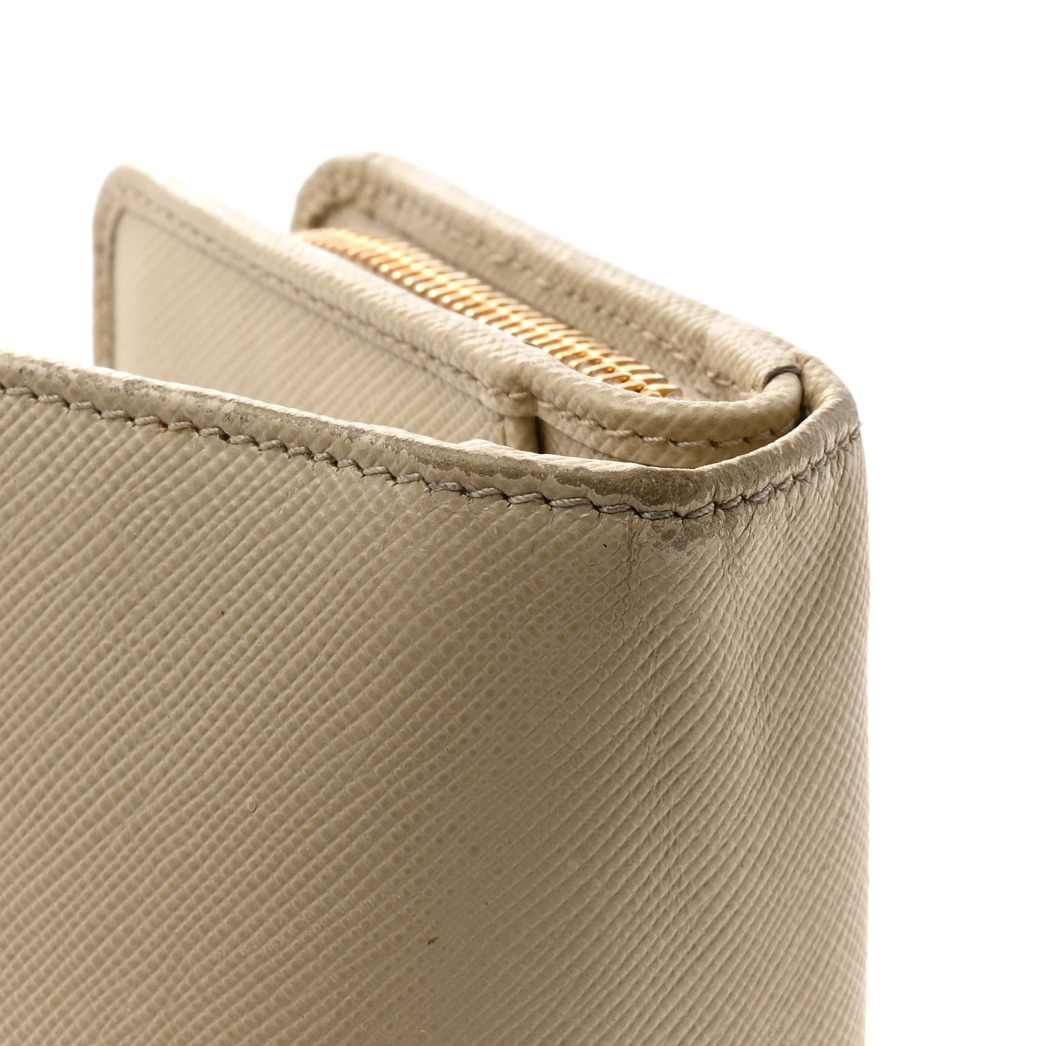 Prada Saffiano Metal Compact Wallet Cammeo 11 of 14