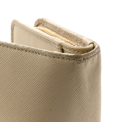 Prada Saffiano Metal Compact Wallet Cammeo 11 of 14