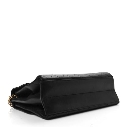 Chanel Lambskin Stitched Coco Luxe Medium Flap Black 4 of 14