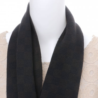 Louis Vuitton Damier Ebene Wool Scarf Brown 2 of 5